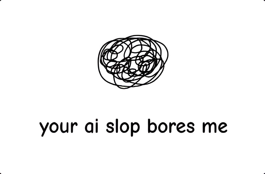 your ai slop bores me